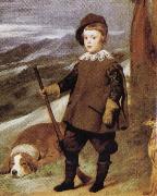 Diego Velazquez Prince Baltasar Carlos in Hunting Dress(detail) oil on canvas